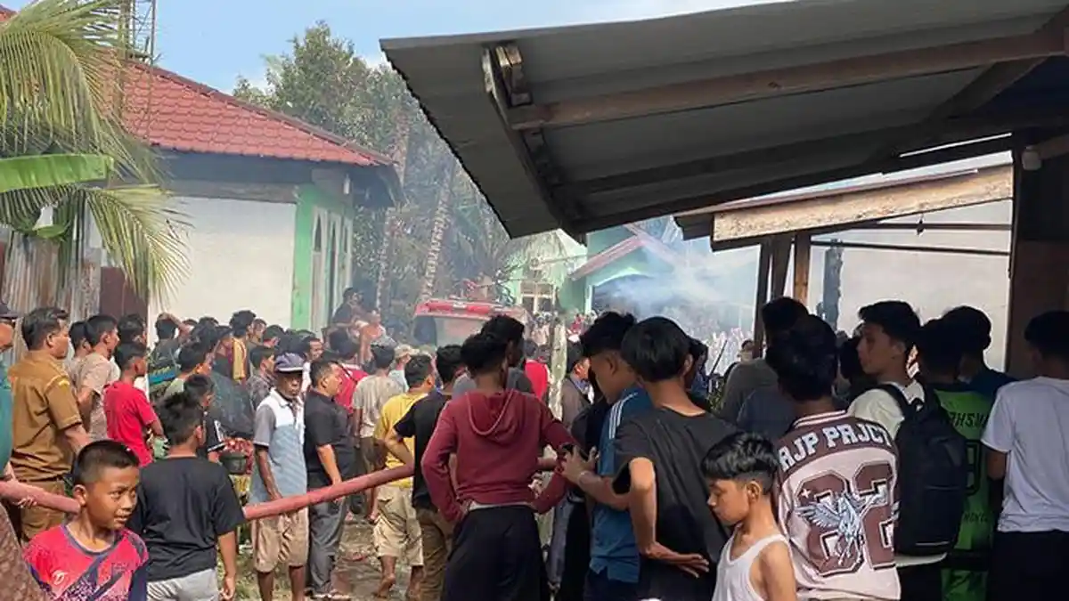 Selain 5 Rumah, Satu Musala juga Rusak Akibat Kebakaran di Aceh Singkil