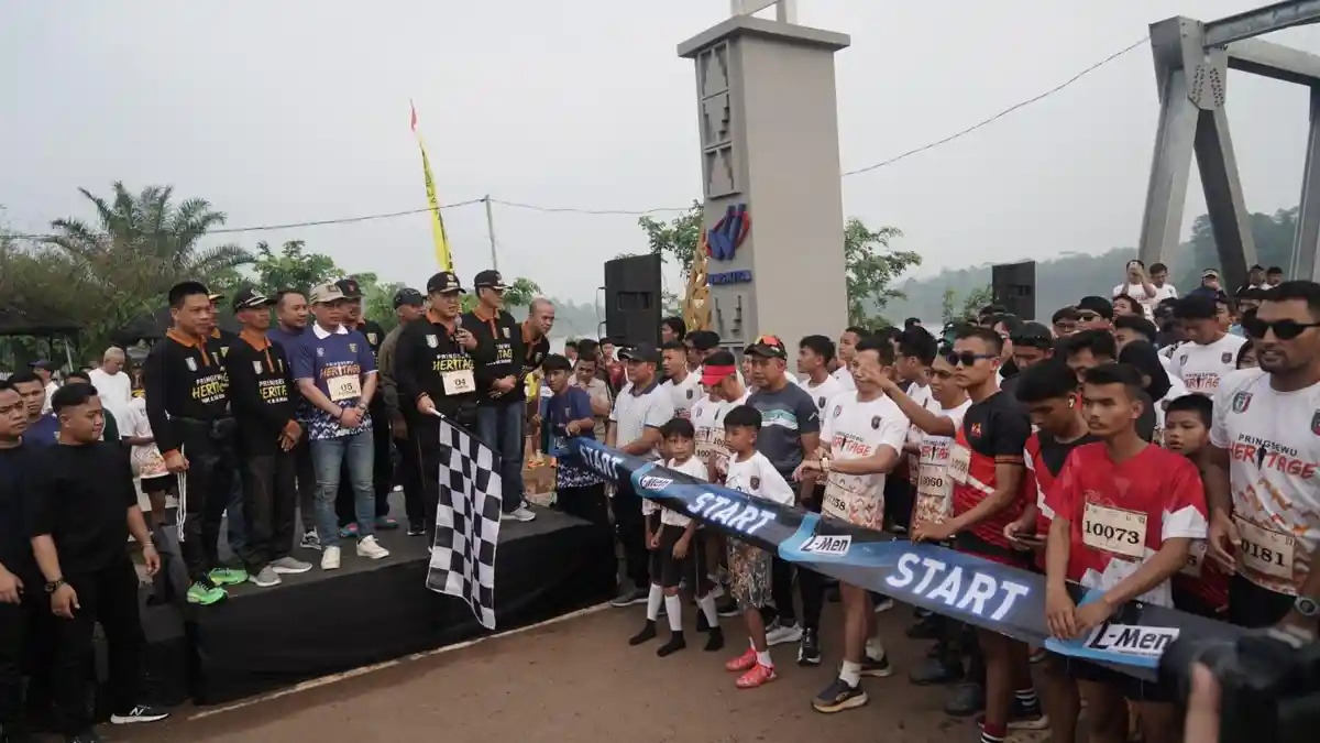 Heritage 10 dan 5 K Pringsewu Running Diikuti Ratusan Peserta
