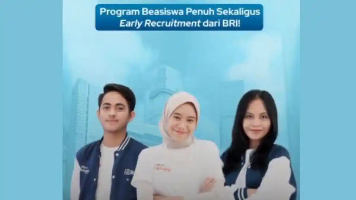 Link Pendaftaran Beasiswa BRI 2023 untuk Mahasiswa S1 Semester 5-7 Lengkap Syarat dan Benefitnya