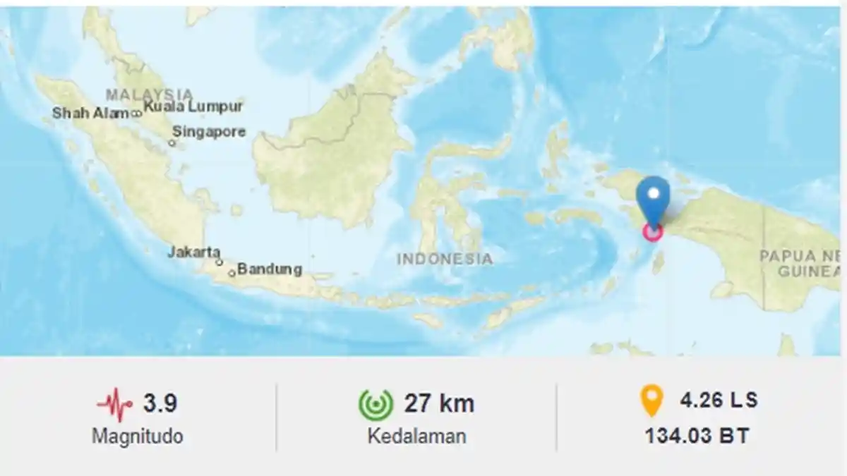 Gempa Bumi Hari Ini Minggu 11 Juli 2021, Berikut Ini Info BMKG Lokasi dan Kekuatan Magnitudo