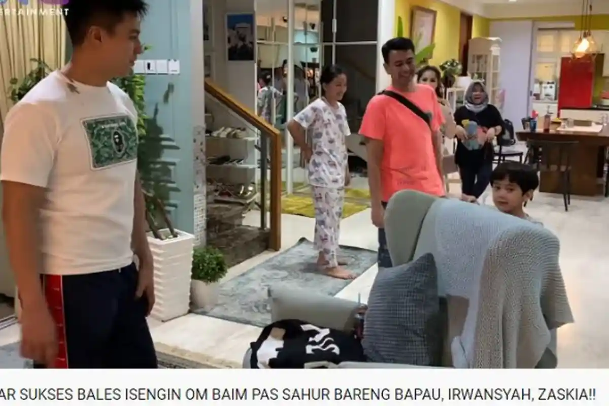 Baim Wong Kena Prank Rafathar, Paula Verhoeven hingga Nagita Slavina Ikut Bingung Keliling Rumah