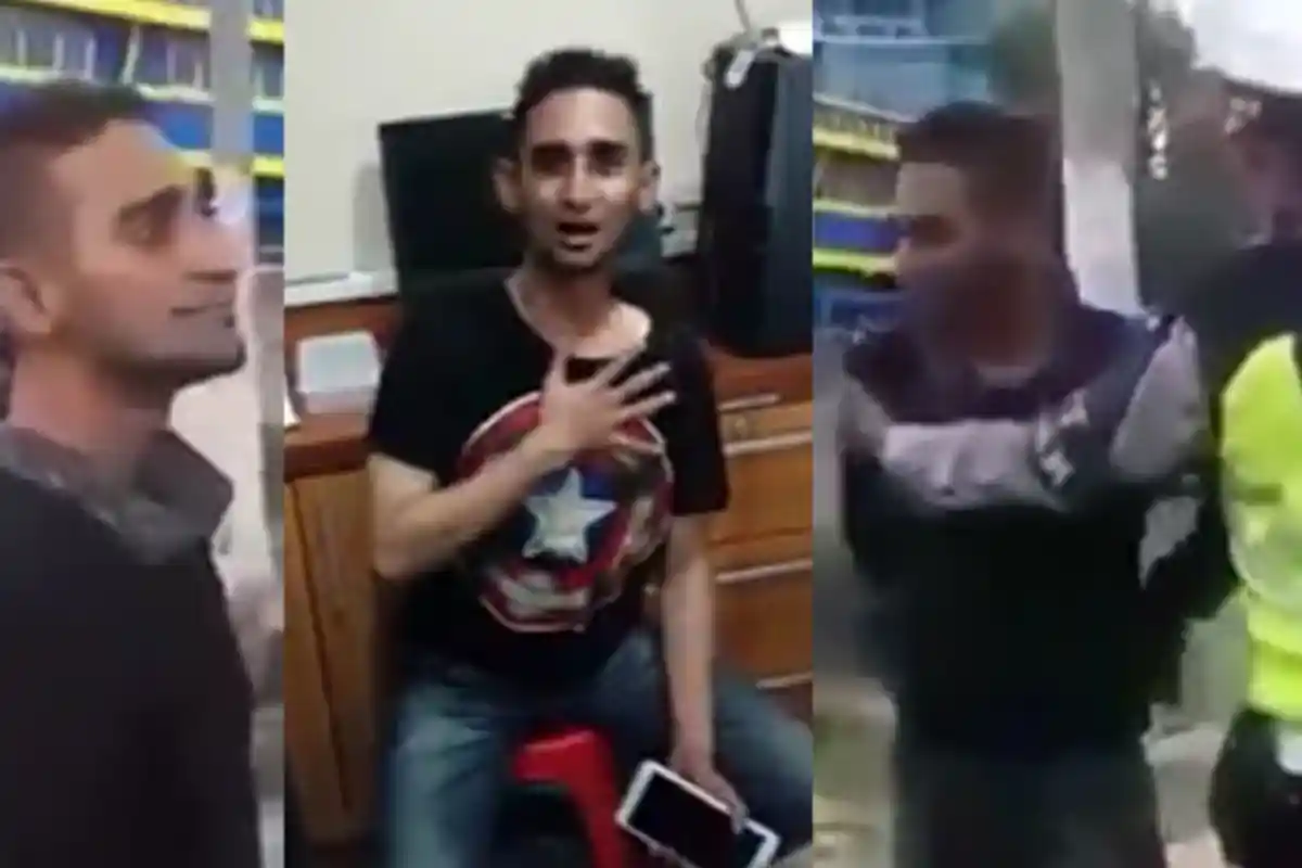 Pria Ini Bentak-bentak Para Polisi dan Mengaku 