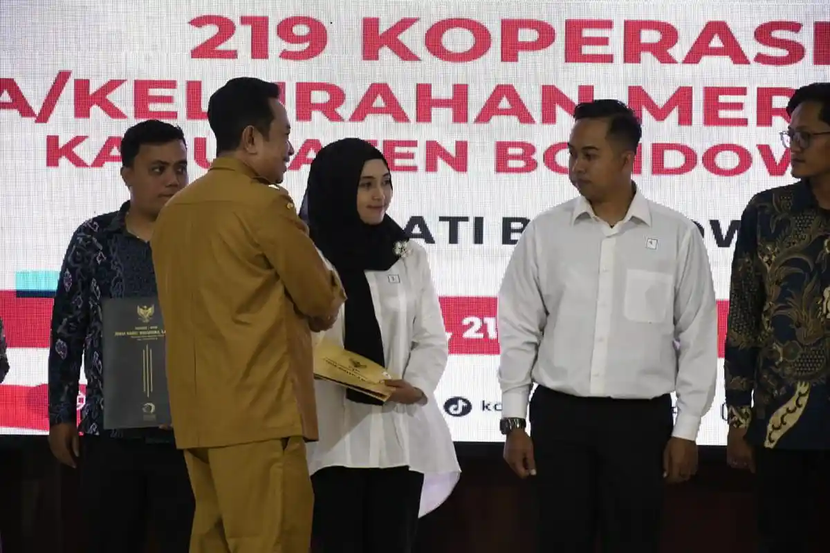 219 Koperasi Merah Putih Desa dan Kelurahan Terbentuk di Bondowoso