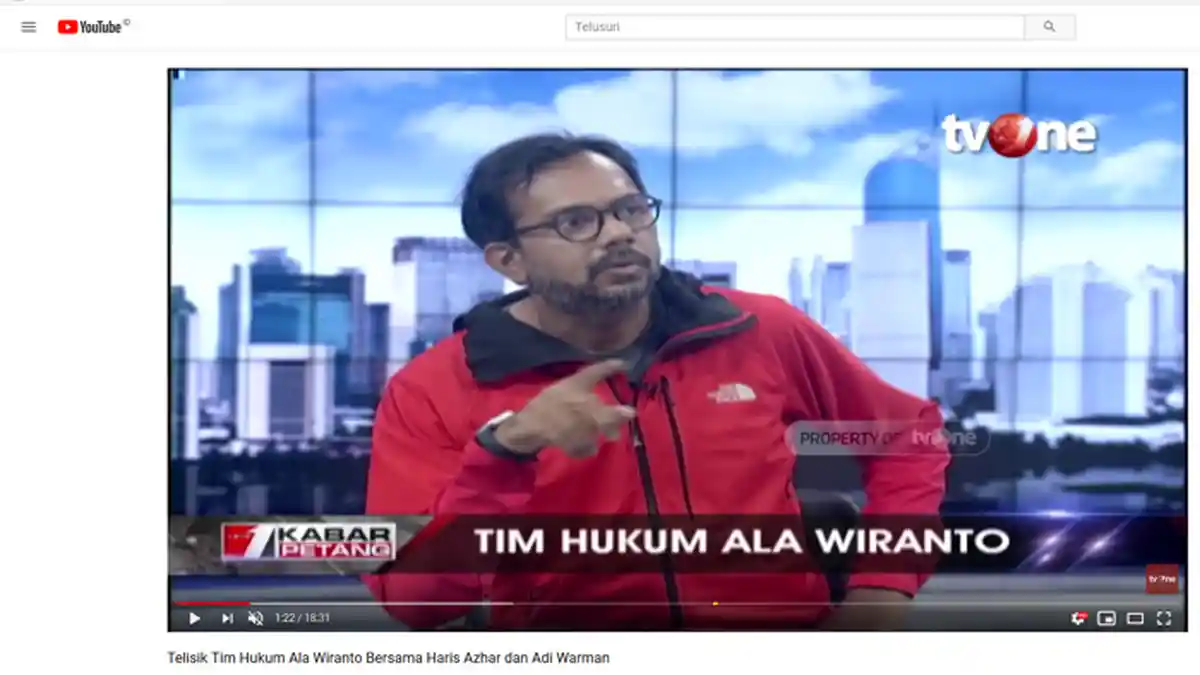 Ini Alasan Haris Azhar Tolak Jadi Saksi Tim Hukum Prabowo-Sandi di Sidang MK