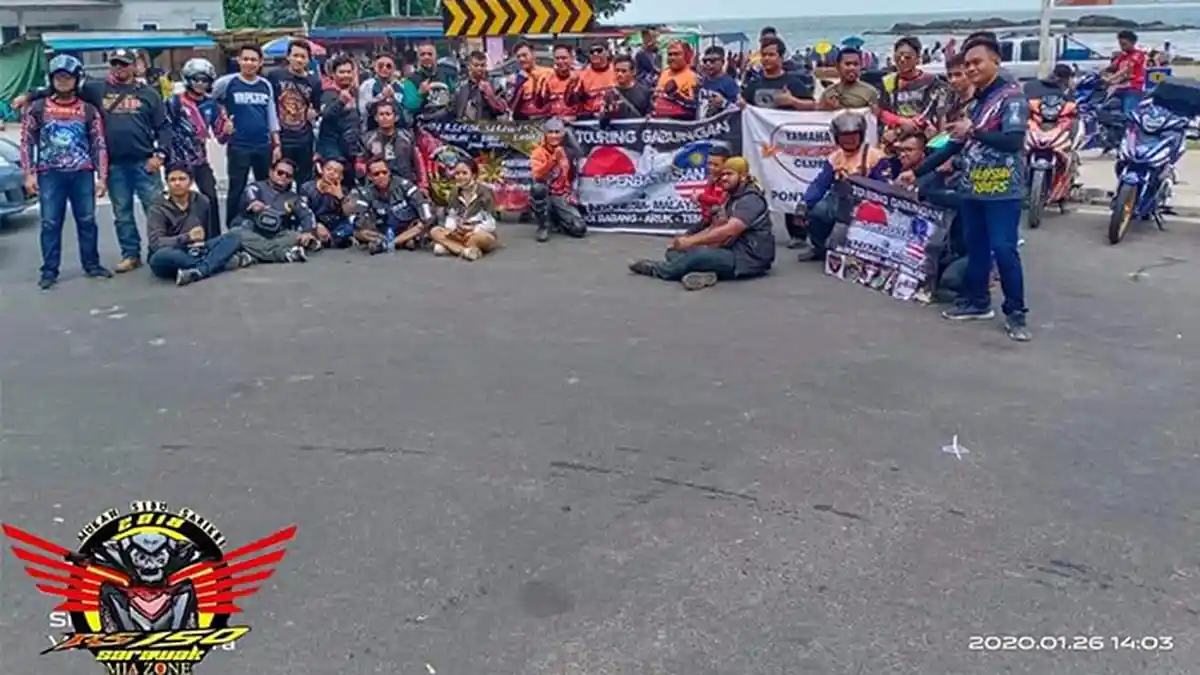 Komunitas Bikers Touring Gabungan ke 3 Wilayah Perbatasan Indonesia-Malaysia