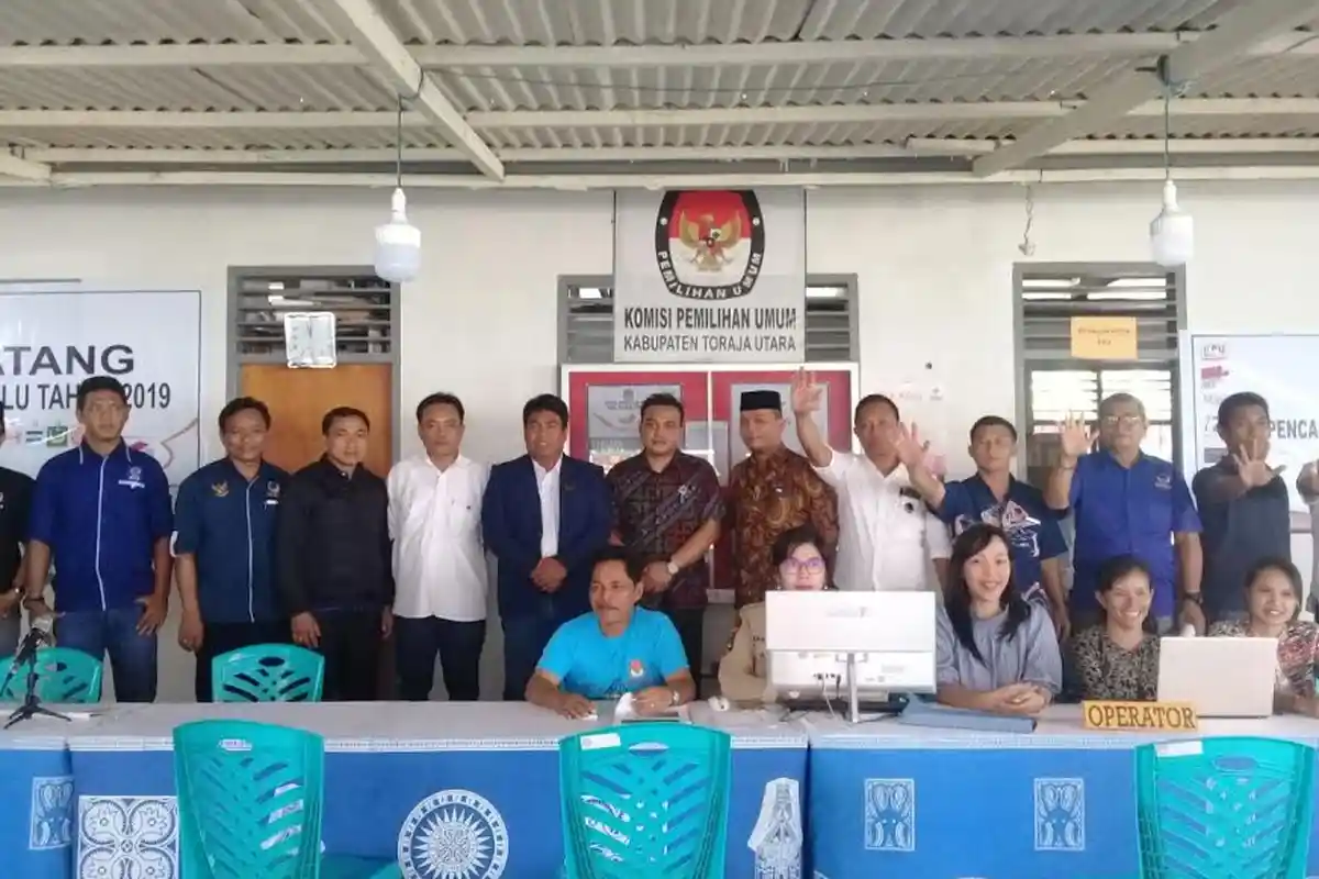 262 Bacaleg Perebutkan 30 Kursi DPRD Toraja Utara