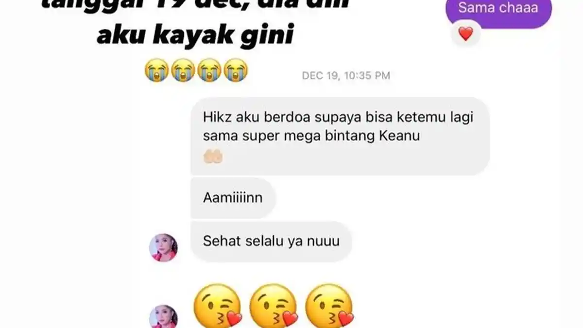 Bak Pertanda, Chacha Sherly Pamitan dengan Keanu Agl Sebelum Kecelakaan, Ini Percakapan Terakhirnya