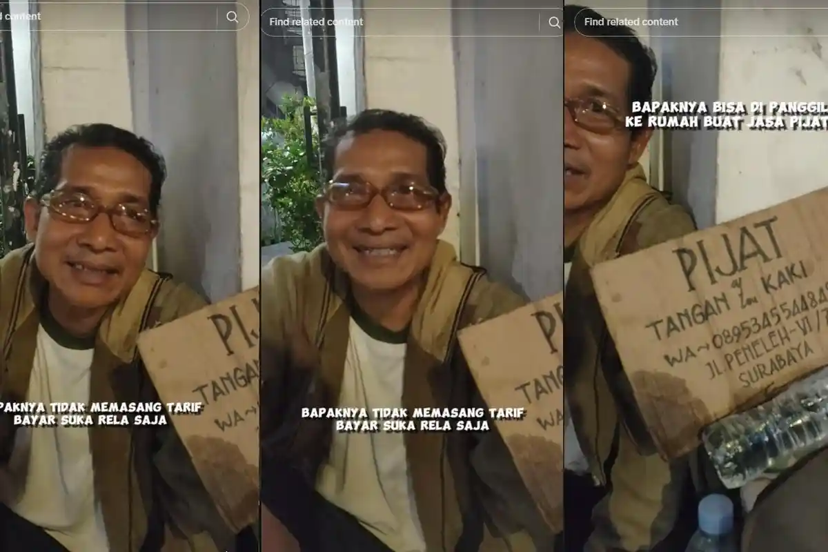 Irfan Kini Ketiban Rejeki Nomplok, Selama Jadi Tukang Pijat Selalu Ikhlas Walau Dibayar Seadanya