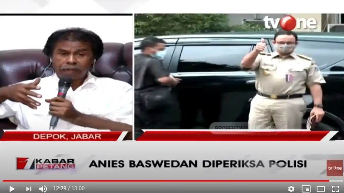 Anies Baswedan Diperiksa Polisi Akibat Kerumunan Acara Habib Rizieq, Margarito Kamis : Kasus Ece-ece