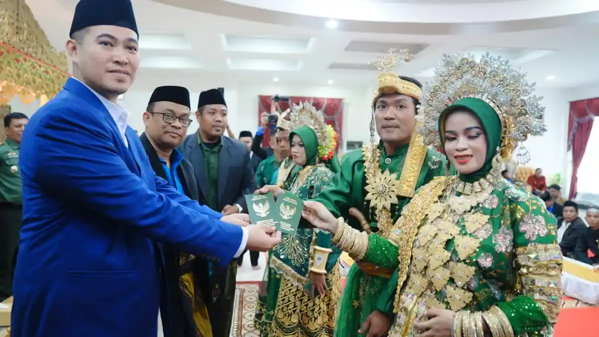 Perjamuan Coto dan Anggur Bupati Pangkep untuk 27 Pasangan Telat Catat Nikah