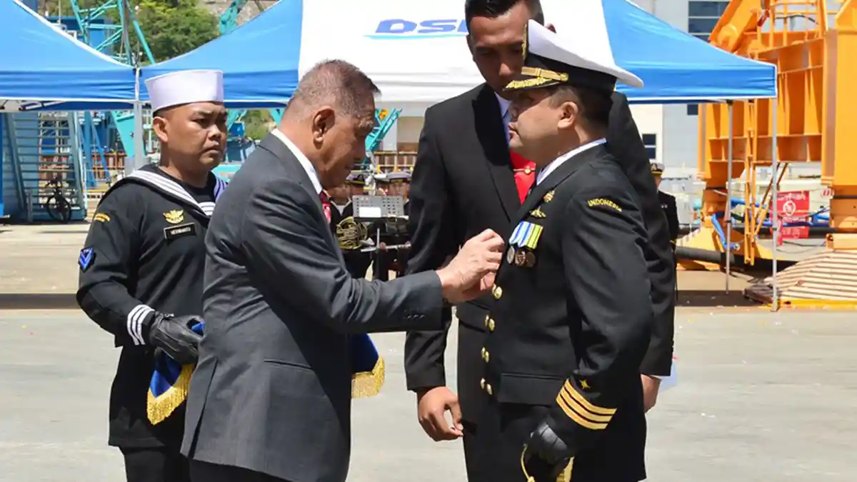 Menhan: KRI Ardadedali-404 Tambah Efek Gentar Indonesia