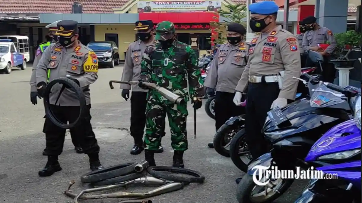 Selama PPKM, Polres Ponorogo Amankan 100 Terduga Pembalap Liar Mayoritas di Bawah Umur