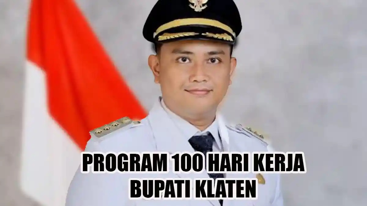 Program 100 Hari Kerja Bupati Klaten Hamenang Wajar Ismoyo, Fokus Utama di Bidang Infrastruktur