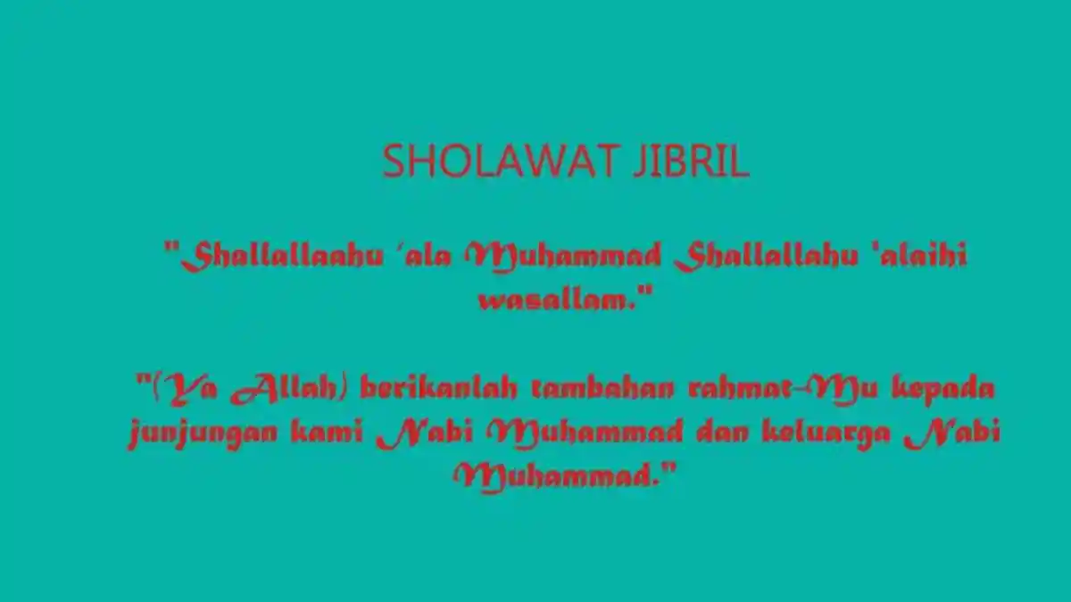 Keutamaan Memperbanyak Sholawat Jibril di Ramadhan