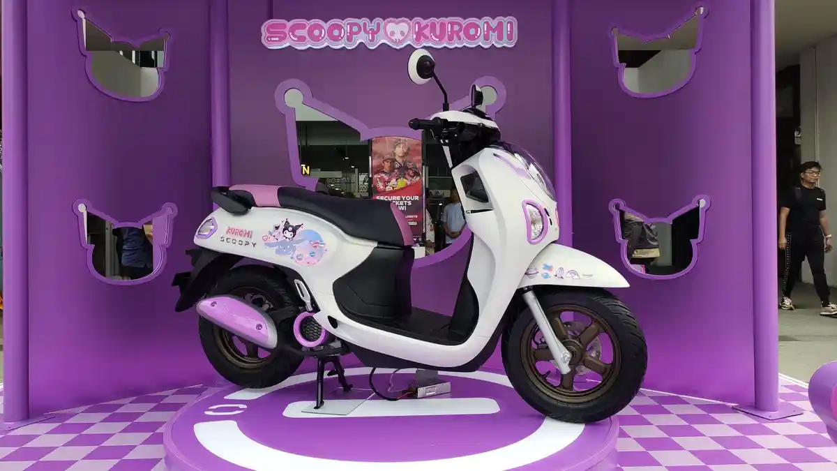 Scoopy x Kuromi Edisi Terbatas Mendebut di Jakarta, Harga Rp24,69 Juta
