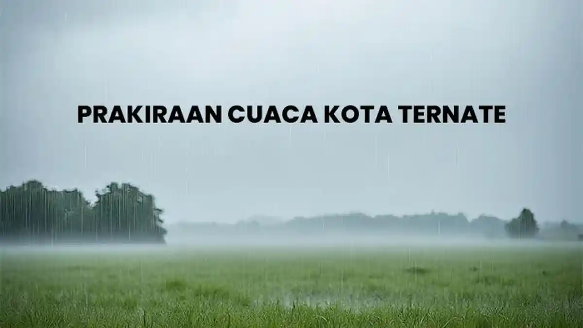 Prakiraan Cuaca Kota Ternate, Kamis 10 Juli 2025: Hujan Ringan di Seluruh Kecamatan