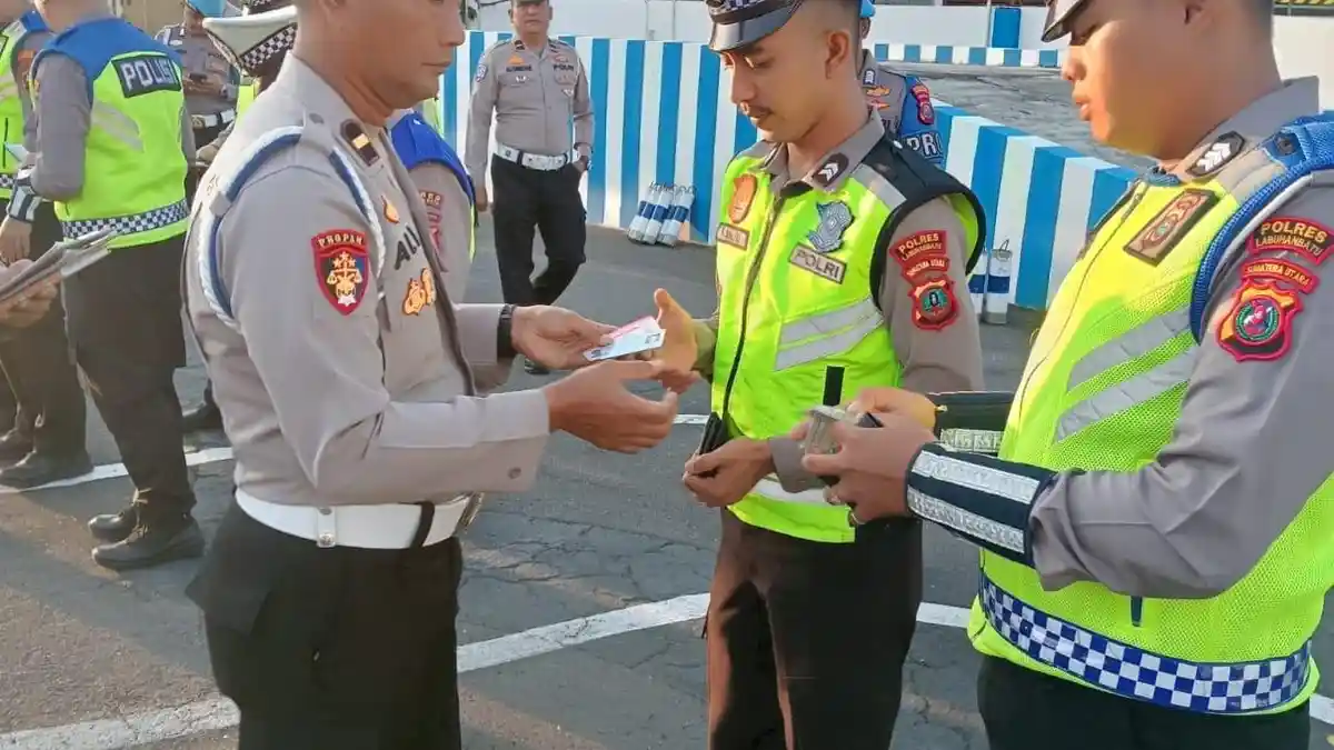 Jelang Operasi Patuh Toba 2025, Propam Polres Labuhanbatu Razia Internal Personel