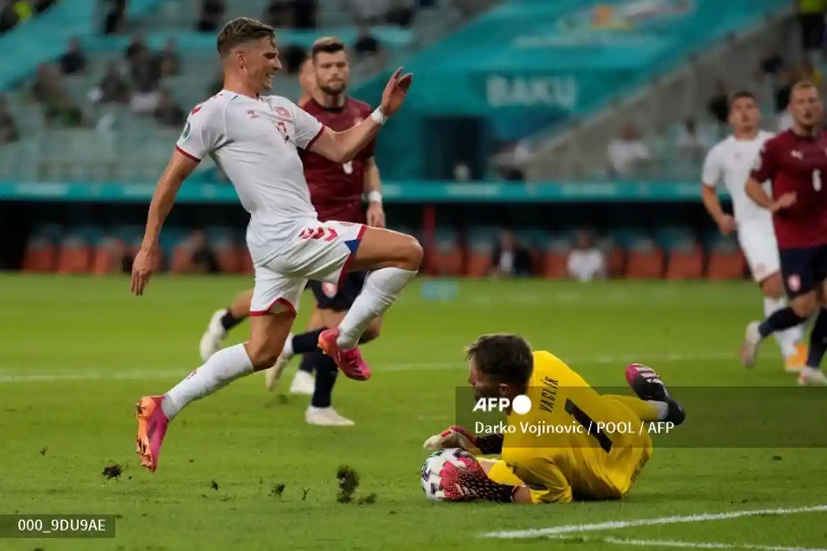 Hasil Euro 2020 Ceko vs Denmark 1-2, Tim Dinamit Dapat Tiket Semifinal