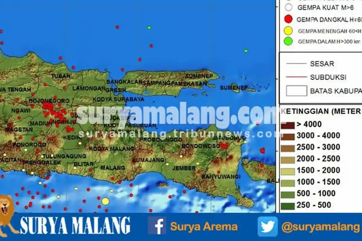 Fakta Potensi Terjadinya Gempa Bumi di Malang Raya, Berikut Penjelasan Pengamat dan Antisipasinya
