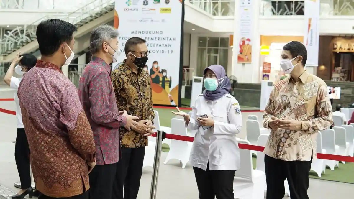 MUFG Bersama Danamon dan Adira Finance Buka Sentra Vaksinasi di Epicentrum Jakarta