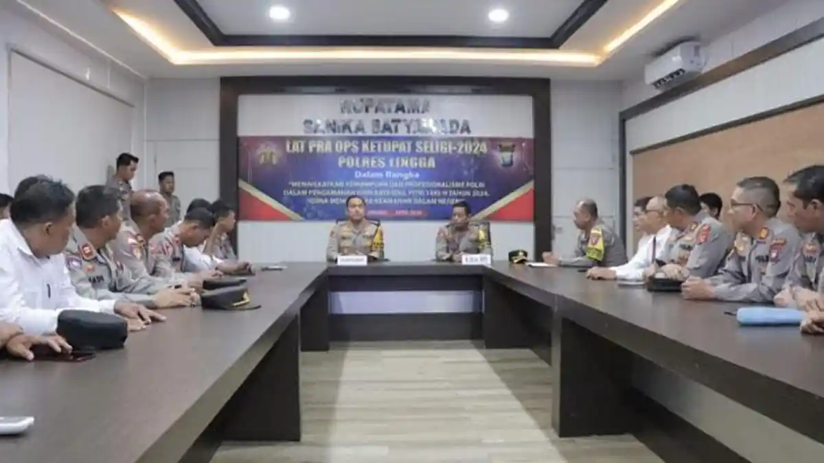 Operasi Ketupat Seligi 2024, Polres Lingga Fokus ke Arus Mudik dan Balik Lebaran