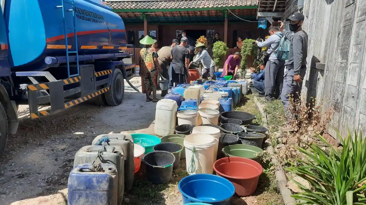 Blora Darurat Kekeringan, Dropping Air Bersih Capai 715 Ribu Liter