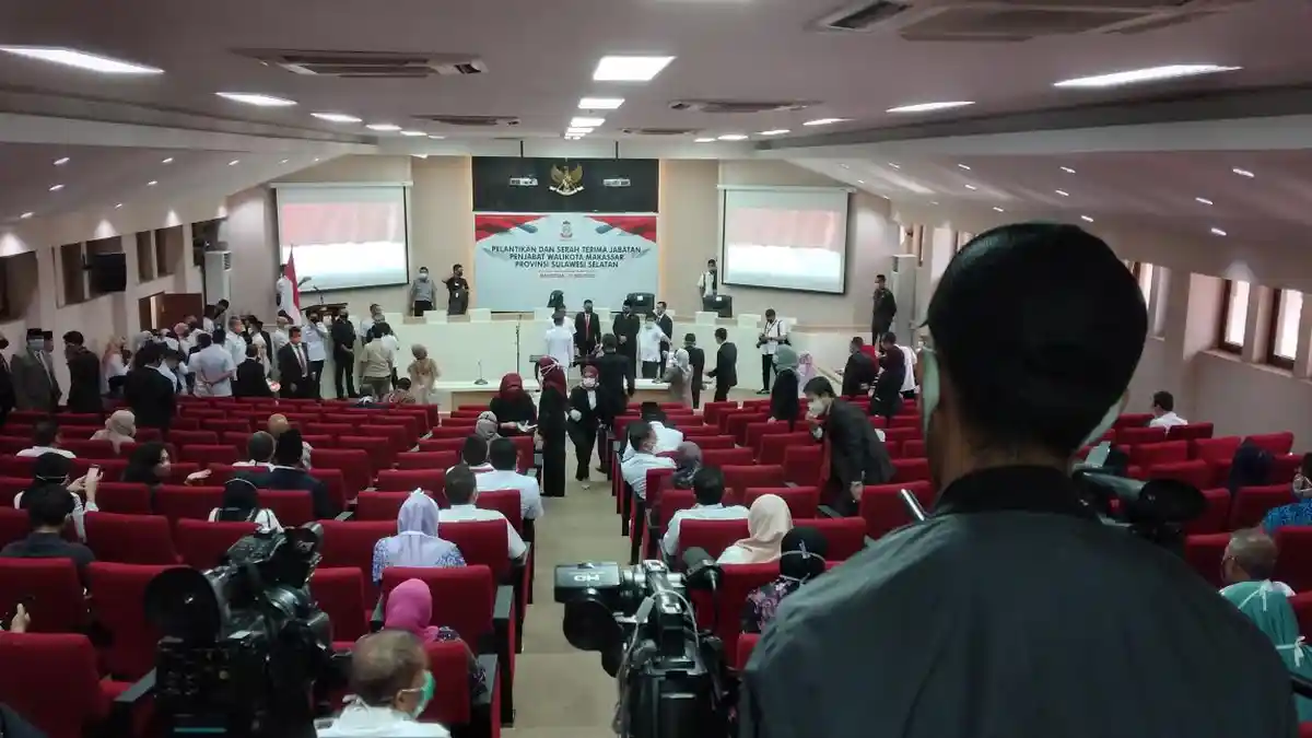 Iqbal Suhaeb-Yusran Gladi Bersih Serah Terima Jabatan Pj Wali Kota Makassar