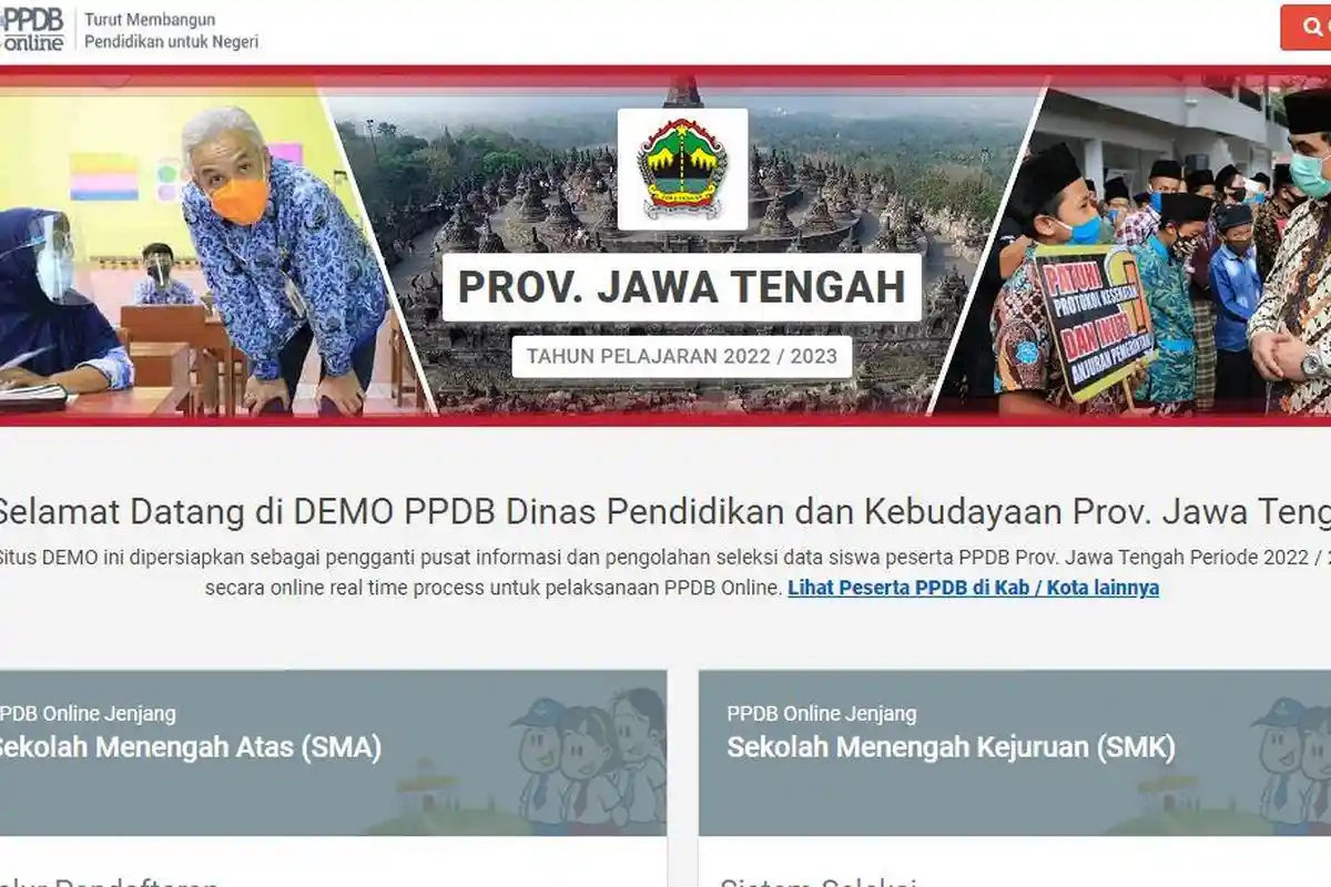 JADWAL dan Tahap Pendaftaran PPDB SMA dan SMK Negeri Jateng Tahun 2022