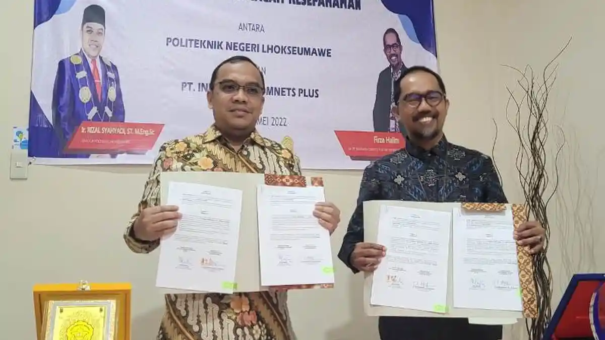Politeknik Negeri Lhokseumawe dan PT ICON+ Area Sumbagut Kerja Sama Bidang Pendidikan