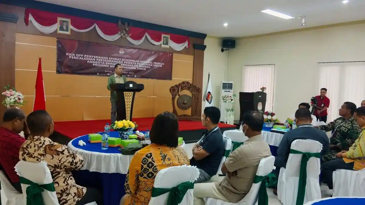 Ketua KPU NTT: Calon DPD Dapil NTT Harus Penuhi Syarat 2.000 Pemilih
