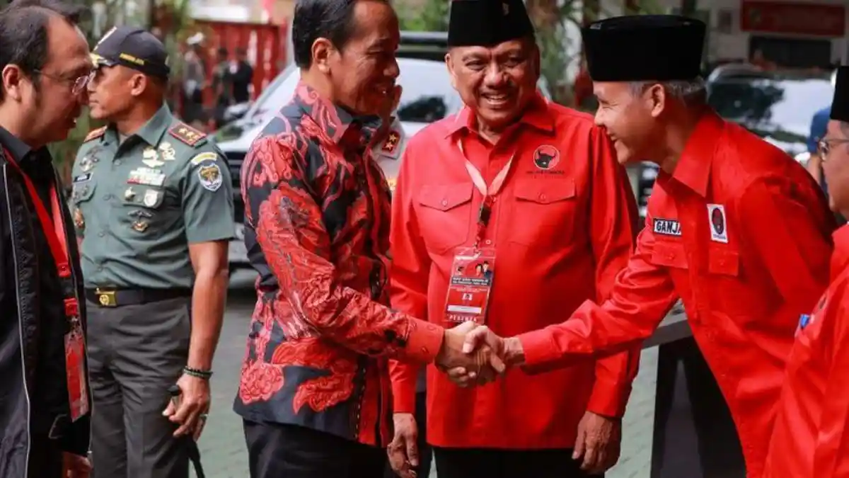 Ganjar Ungkap Pesan Jokowi saat Rakernas PDIP: Lanjutkan Program Pembangunan Indonesia