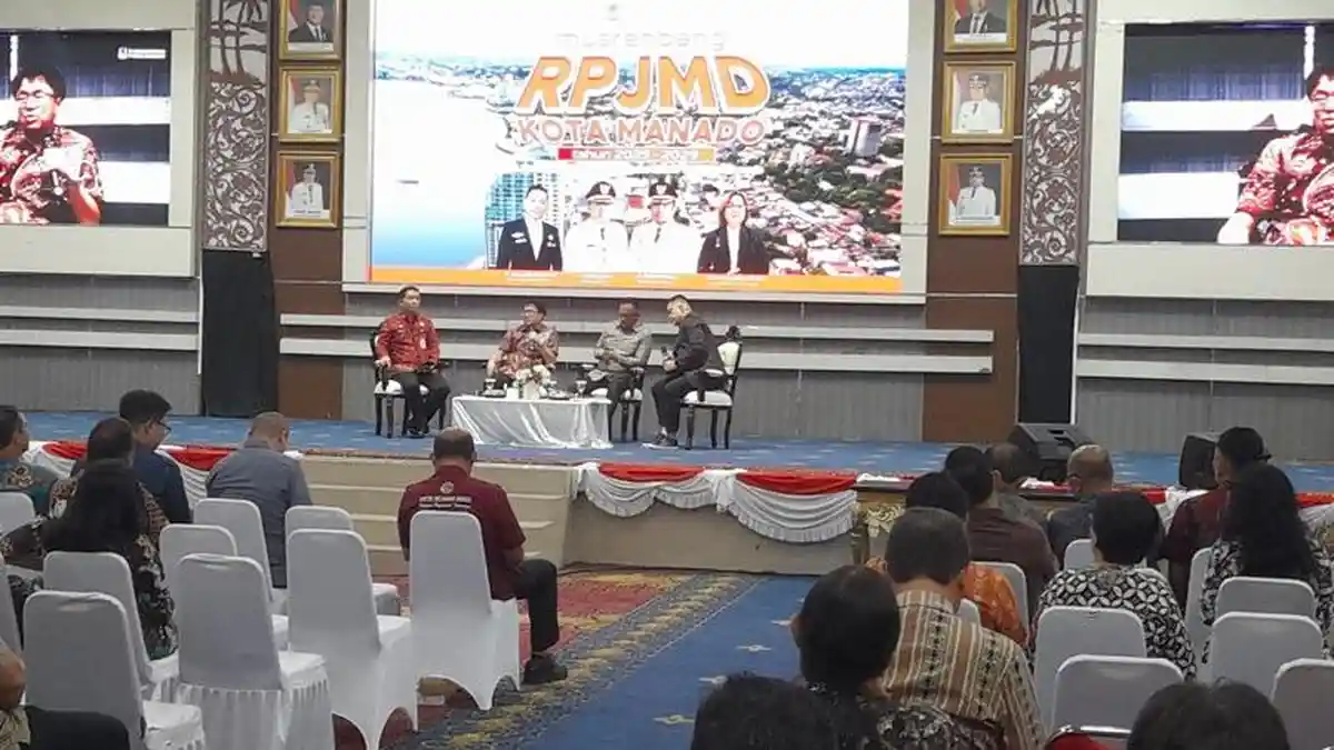 Andrei Angouw dan Richard Sualang Hadiri Musrenbang RPJMD Kota Manado