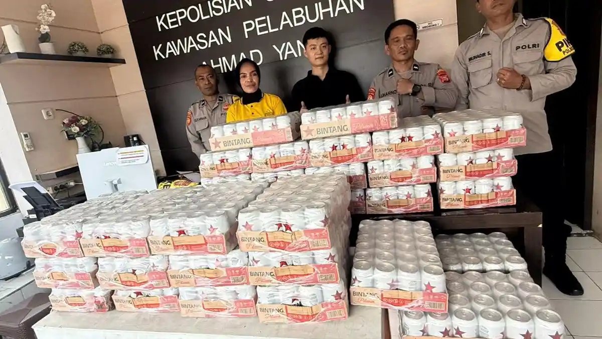Polisi Sita Ribuan Miras Bermerek Masuk Ternate, Pemilik Diduga WNA Asal China
