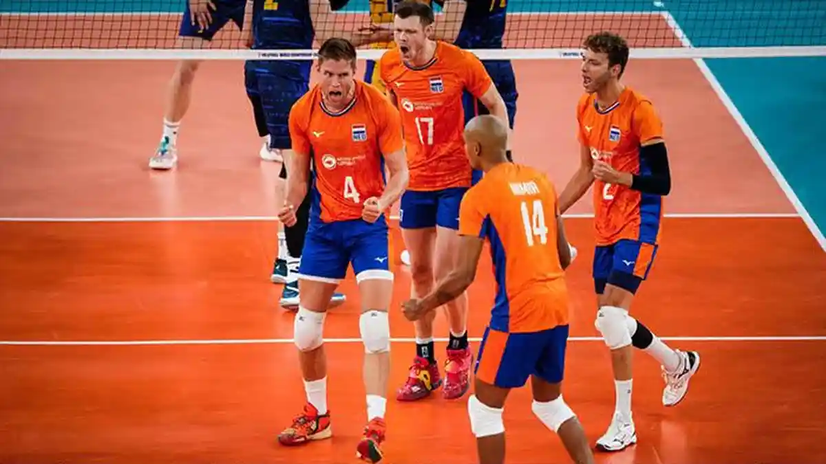 Skuad Timnas Voli Belanda Jelang VNL Putra 2023