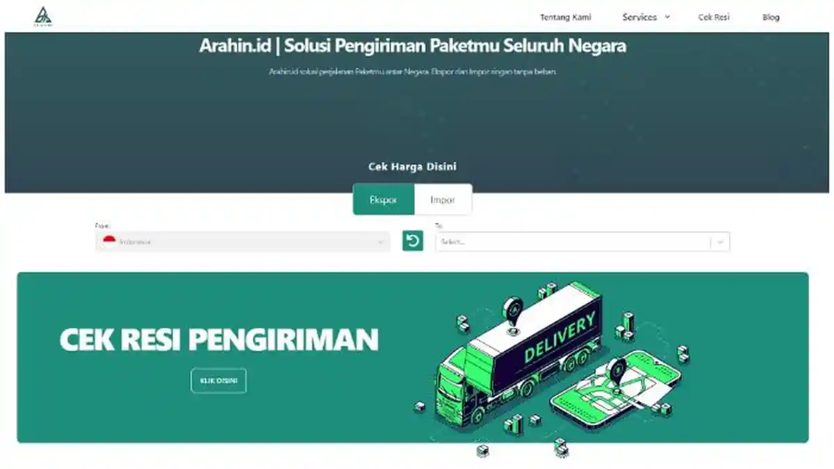 Cara Cek Resi Arahin.id Secara Online, Lacak Paketmu Pakai Nomor Resi dengan Mudah dan Akurat
