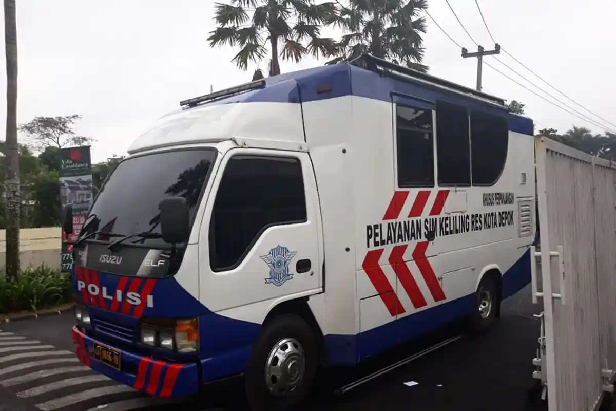 Hari Ini Ada 2 Lokasi Layanan SIM Keliling Kota Depok