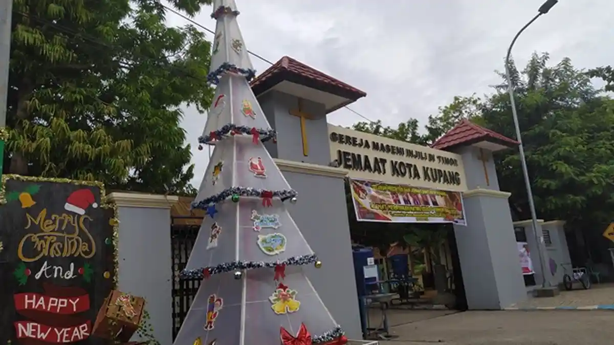 Ibadah Natal di Gereja GMIT Jemaat Kota Kupang Terapkan Protokol Kesehatan