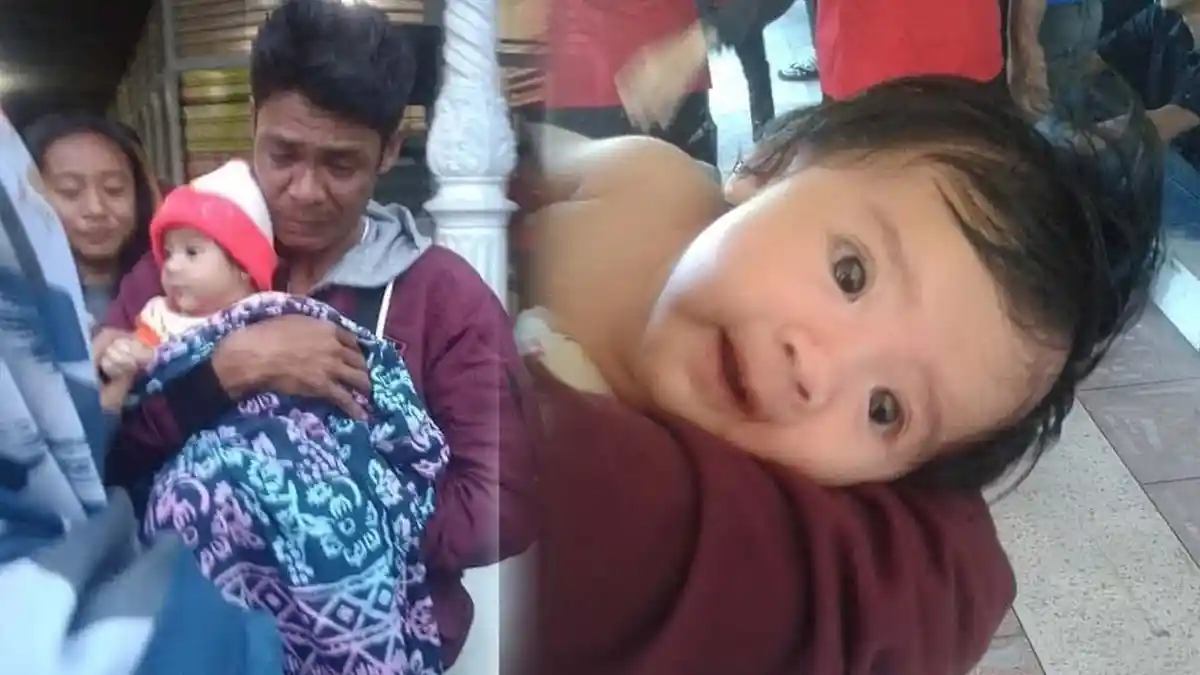 Istri dan Anak Meninggal, Pria Menangis Gendong Bayinya, Pergi dari Palu sebab Tak Ada yang Tersisa