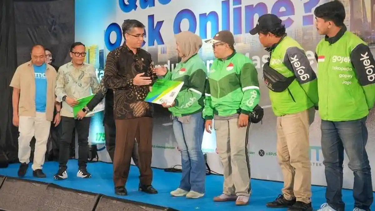 Menaker: Penting Pengemudi dan Kurir Online Dapat Perlindungan Jaminan Sosial