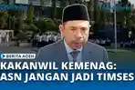 VIDEO Upacara Hari Amal Bakti KE-77 Kemenag, Iqbal: ASN Jangan Jadi Timses Politik