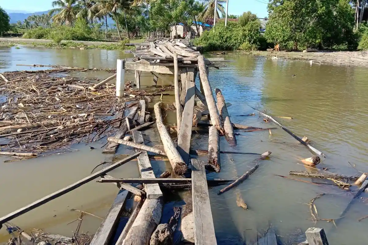 Pemerintah Desa Bonda Usulkan Rp 16 Miliar Bangun Jembatan Baru Ganti yang Rusak Diterjang Banjir