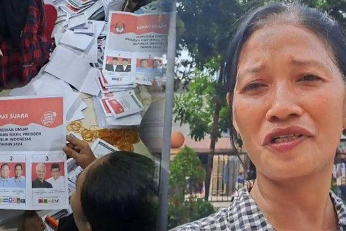 Pengakuan Petugas Sortir Lipat Surat Suara Capres Cawapres, Tak Dapat Bayaran Padahal Sudah Kerja