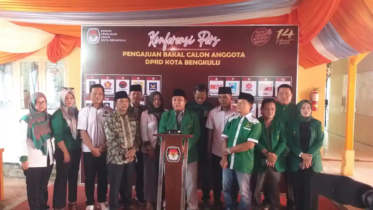Daftar Caleg PPP untuk DPRD Kota Bengkulu, Targetkan Kursi Pimpinan di Pemilu 2024