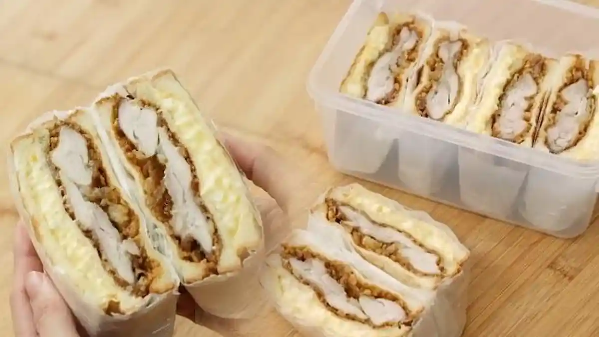 Populer di Minimarket Jepang, Resep Tori Tamago Sando ala Devina Hermawan, Praktis dan Bisa Disimpan