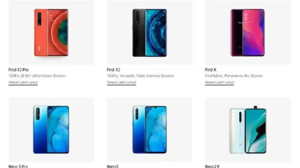 Daftar Harga HP Oppo Pertengahan Juni 2020: Oppo A1k, Oppo A92, Oppo A5s hingga Oppo Reno3