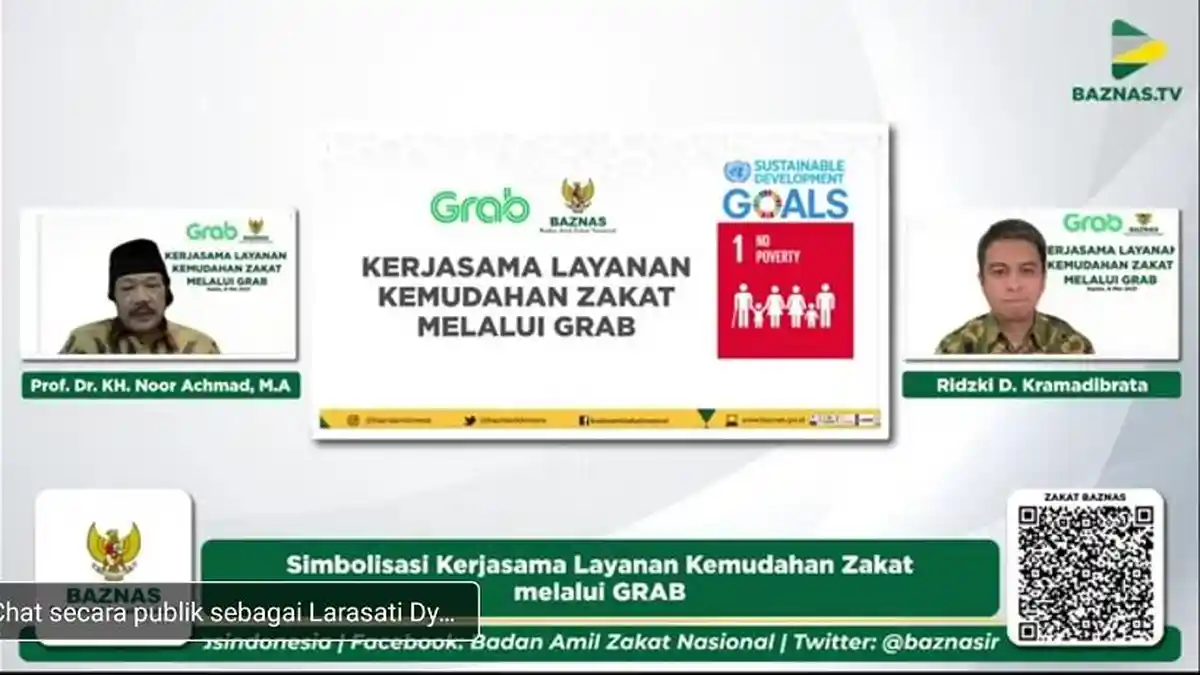 BAZNAS RI Gandeng Grab untuk Mempermudah Masyarakat Bayar Zakat
