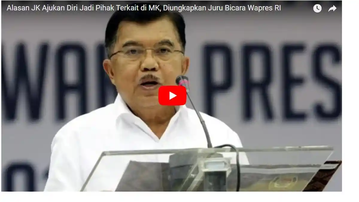 Jusuf Kalla Sarankan Menteri Kabinet Jokowi-JK Tidak Jadi Juru Kampanye