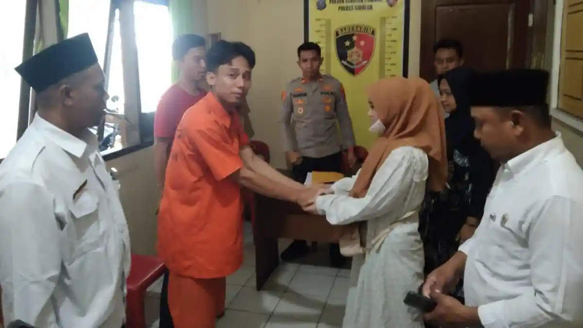 Polsek Sibolga Sambas Selesaikan Kasus Penganiayaan di Sibolga dengan Restorative Justice