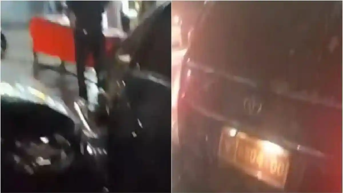 Mobil Dinas Kemhan Kabur Setelah Tabrak Orang dan Kendaraan di Jakbar, Sosok Pengemudinya Terungkap