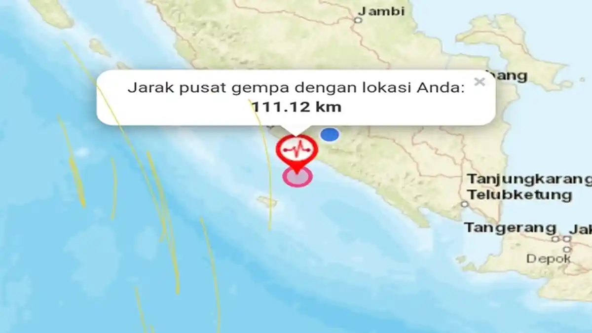 BREAKING NEWS: Pagaralam Baru Saja Diguncang Gempa 5,2 Skala Richter, Warga Berhamburan Keluar Rumah